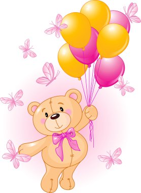 Girl Teddy clipart