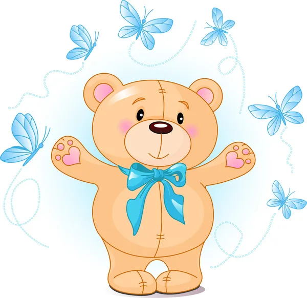 Медвежонок Тедди — стоковый вектор