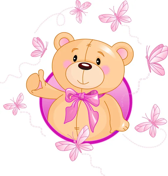 Teddybär — Stockvektor
