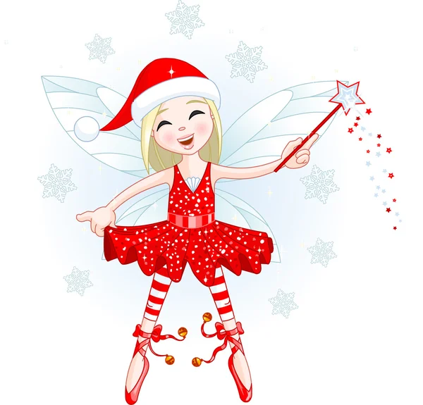 ほとんどのクリスマスの妖精 — ストックベクタ