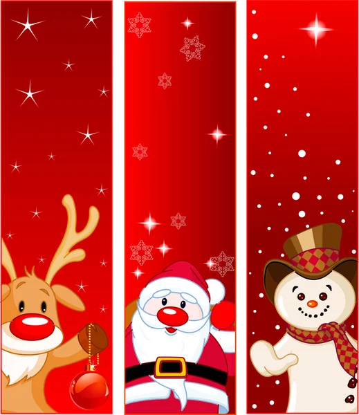 Kerstmis banners — Stockvector