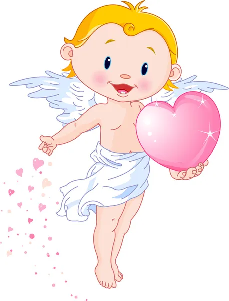 Cupidon mignon — Image vectorielle