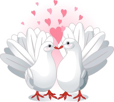 Love Doves clipart