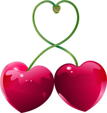 Cherry love clipart