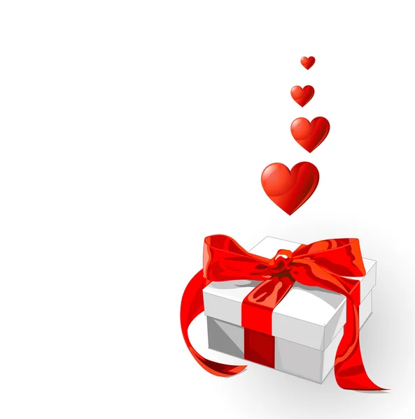 Liefde geschenk — Stockvector