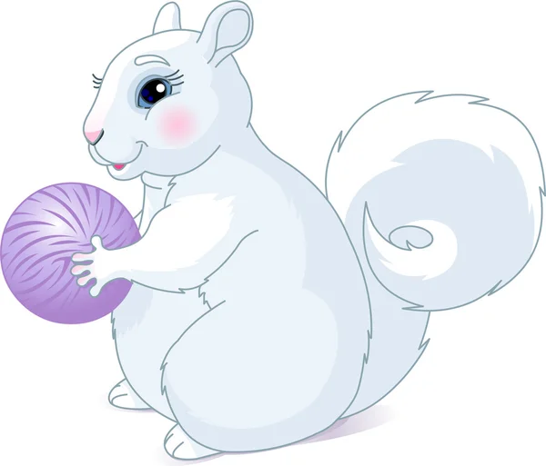White squirrel — Stockvector