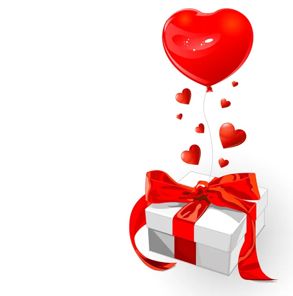 Valentine gåva — Stock vektor