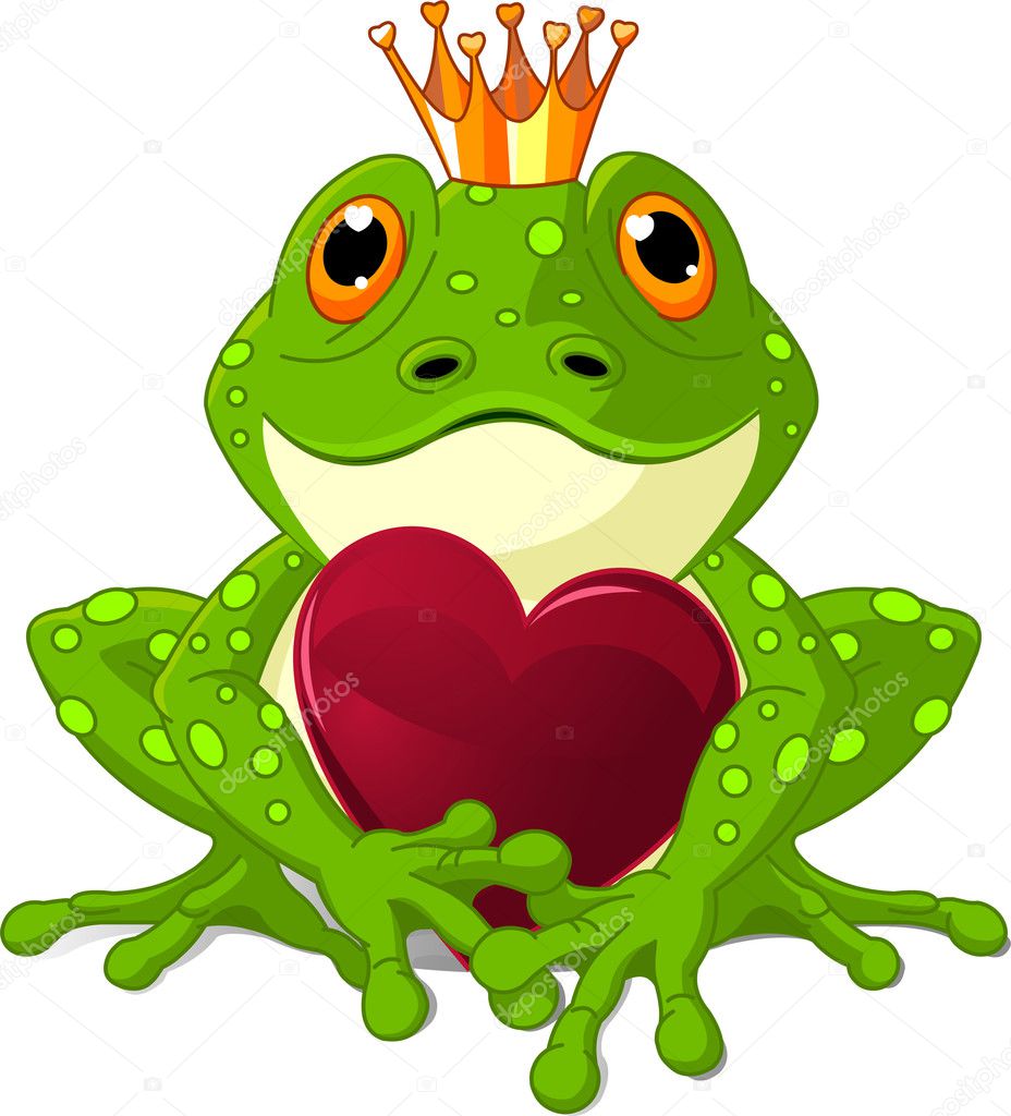 Frog with heart