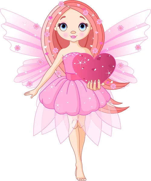 Liefde fairy — Stockvector