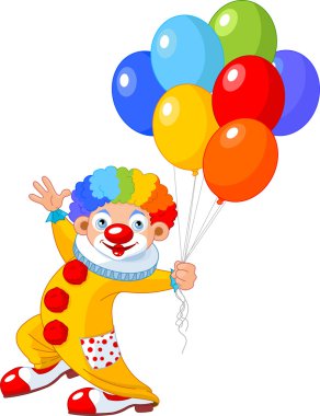 Funny Clown clipart