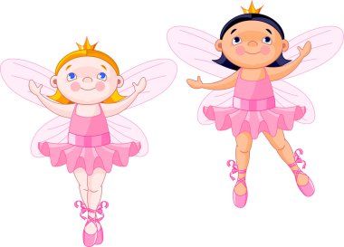 Little fairies clipart