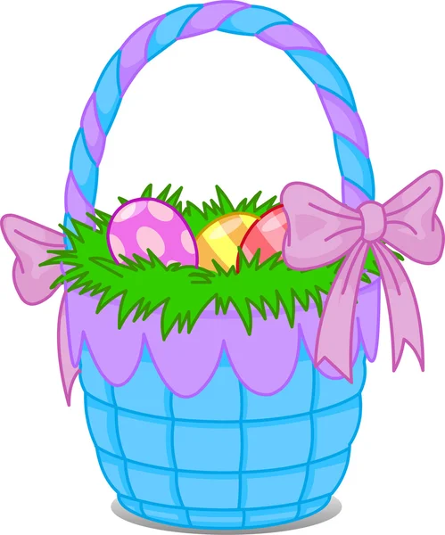 Easter basket — Stockvector