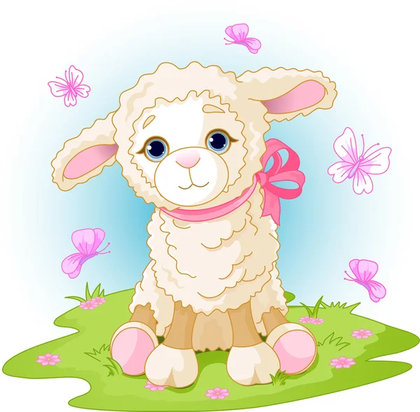 復活祭の子羊 — ストックベクタ