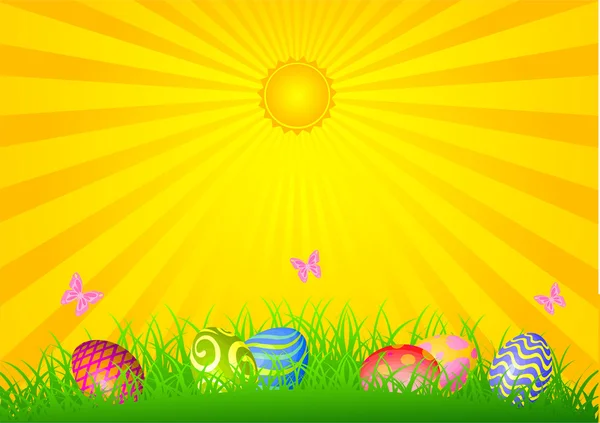 Pascua día brillante — Archivo Imágenes Vectoriales