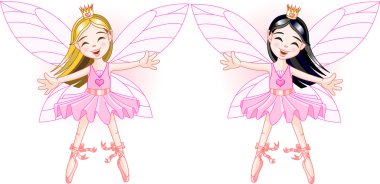 Little fairies clipart