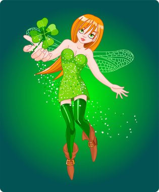 Clover fairy clipart