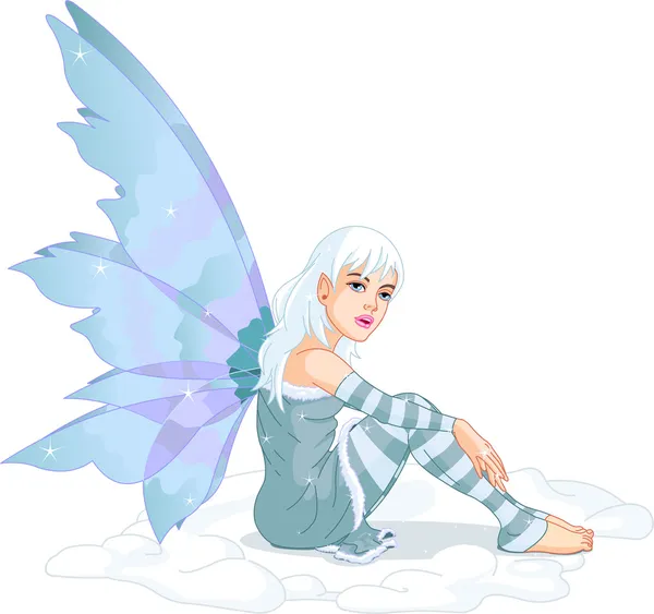 Winter Fairy — Stock Vector
