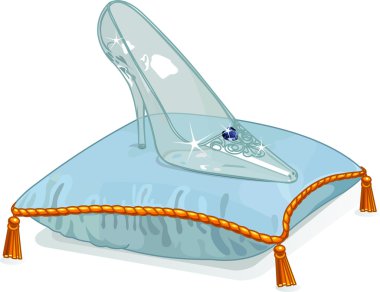 Crystal slipper clipart