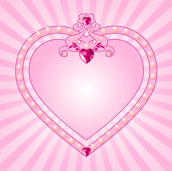 Châssis princesse rose — Image vectorielle