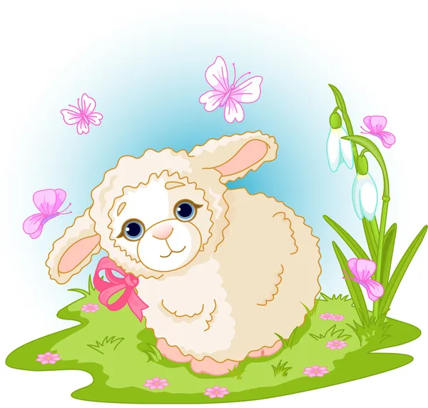 Húsvéti Bárány — Stock Vector