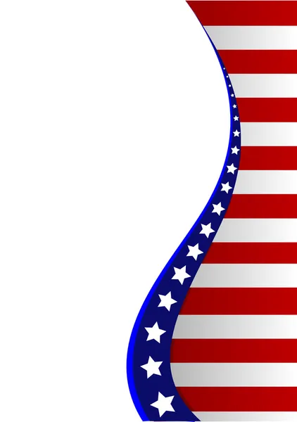 Fundo bandeira americana — Vetor de Stock