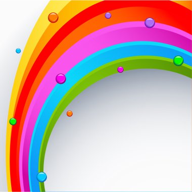 Abstract rainbow colored background clipart