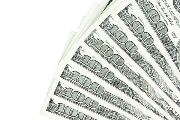 One Hundred Dollar Bills — Stock Photo, Image