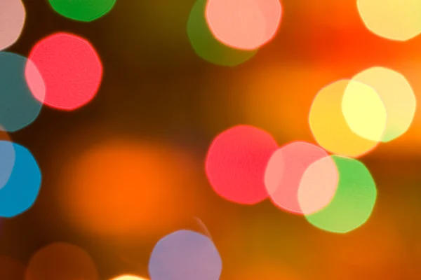 Defocused Christmas lights background — Stock Photo, Image
