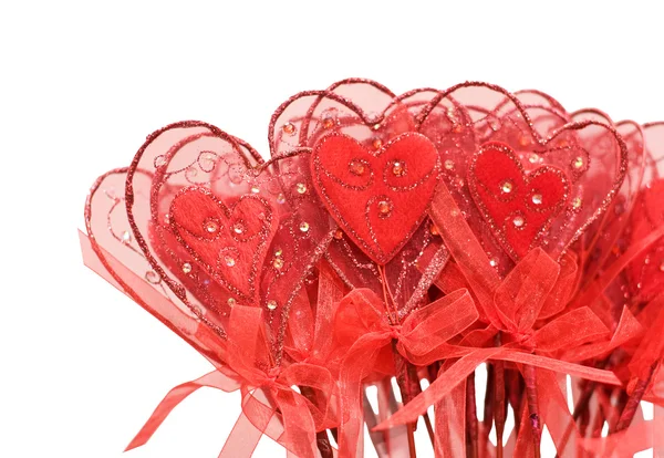 Corações vermelhos para Valentine — Fotografia de Stock