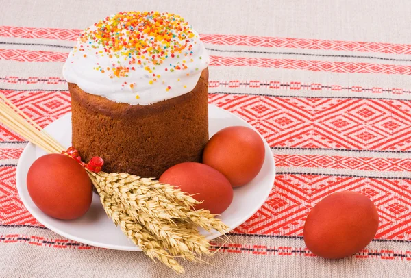 Velikonoční tradice potravin — Stock fotografie