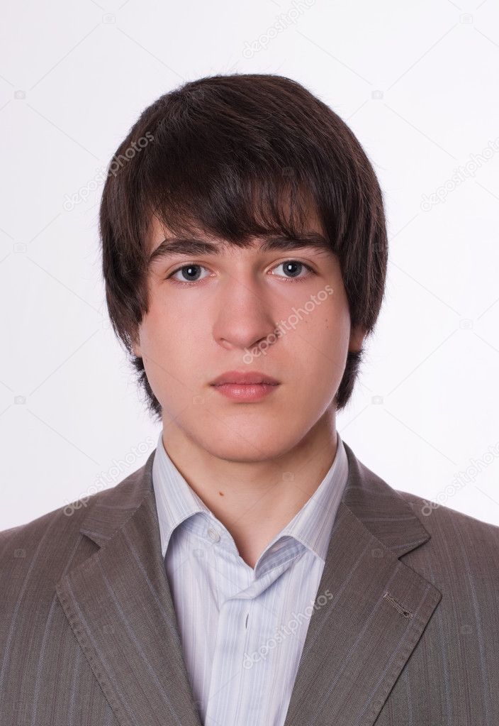 Young businessman close-up portrait