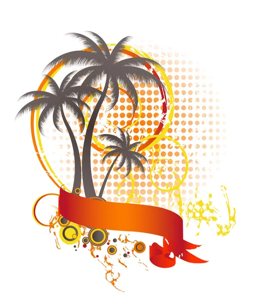Palm tle — Wektor stockowy