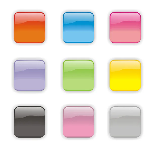 Glossy Buttons — Stock Photo, Image