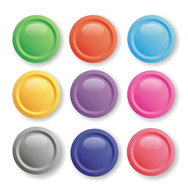 Блестящие кнопки — стоковое фото