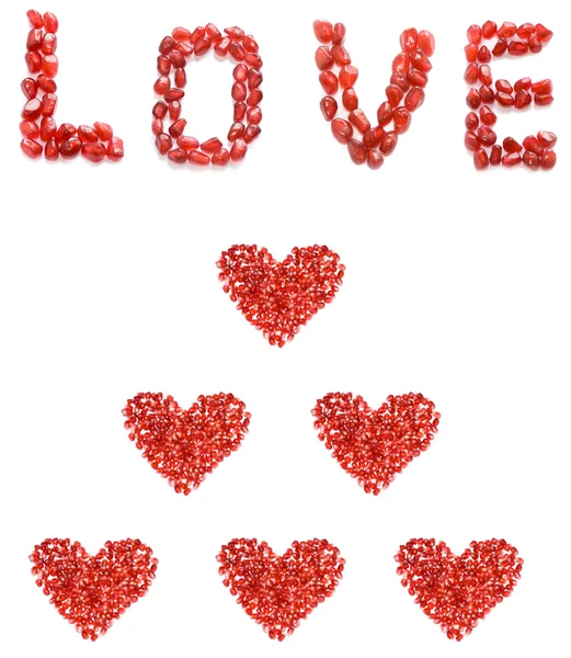Kärlek och hjärtan — Stockfoto