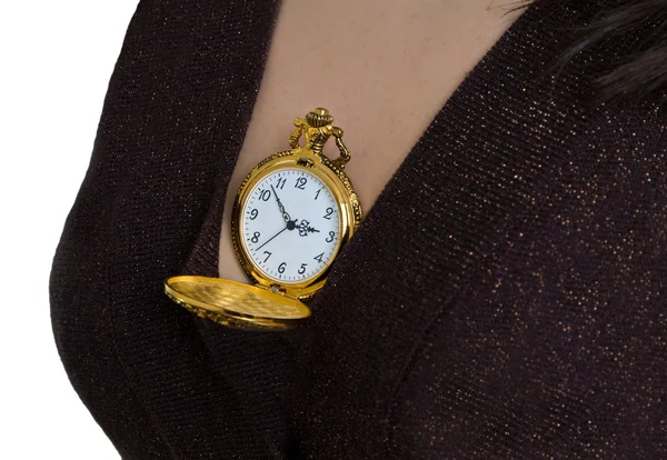Złoty zegarek Zdjęcie Stockowe