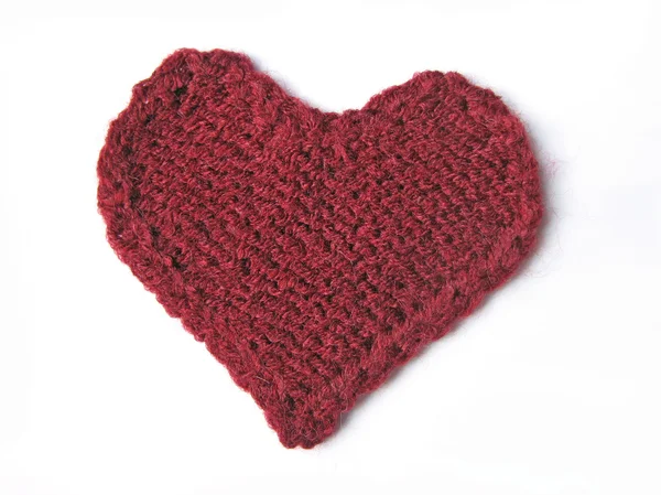 Coeur tricoté — Photo