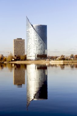 Modern architecture of Riga clipart