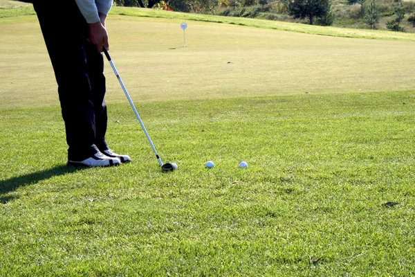 Качели для гольфа — стоковое фото