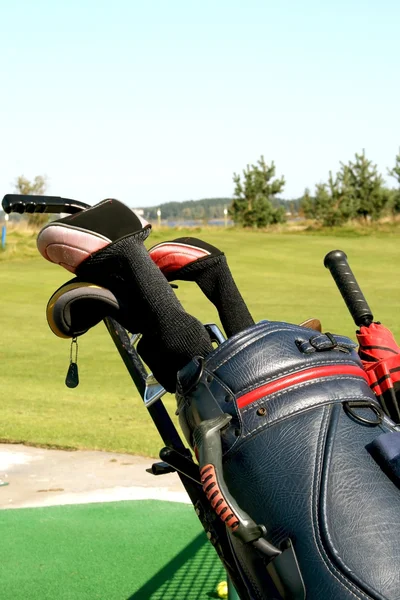 Сумки для гольфу — стокове фото