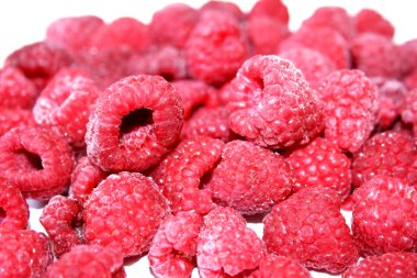 Frozen Raspberries clipart