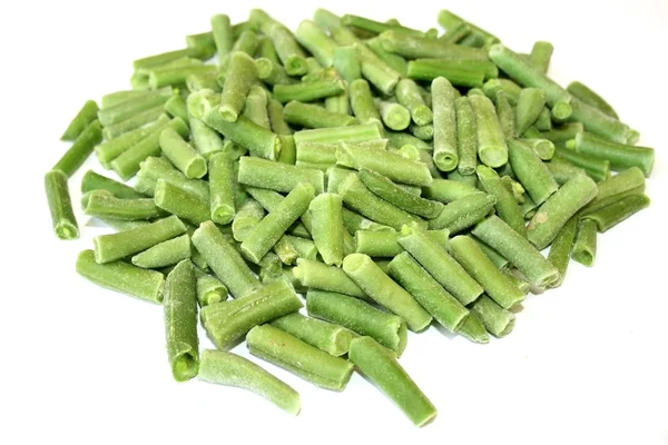Feijão verde congelado — Fotografia de Stock