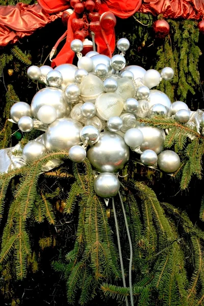 Silvestrovské a Vánoční dekorace — Stock fotografie