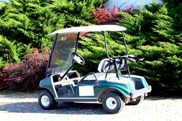 Golf coche — Foto de Stock