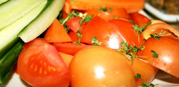 stock image Vegetables for salad