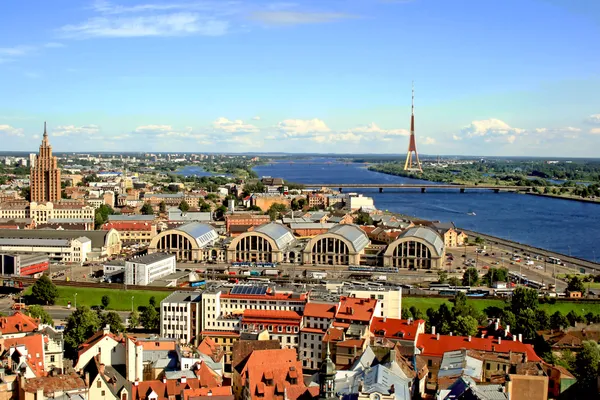 Panorama de Riga — Fotografia de Stock