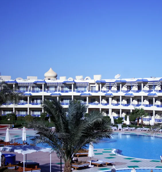 Resorthotel op de rode zee — Stockfoto