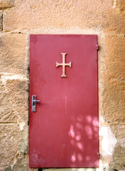 Klooster oude deur — Stockfoto
