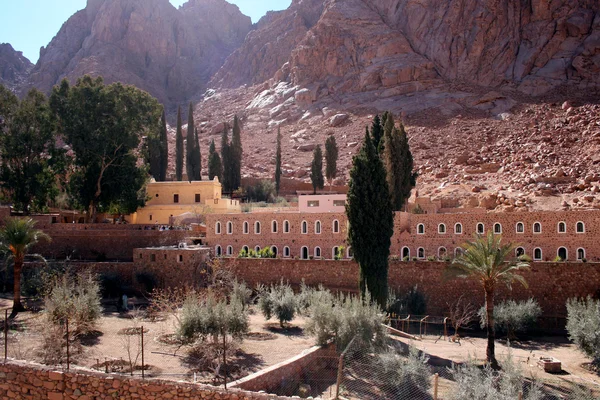 Монастир Святої Катерини в Єгипті — стокове фото