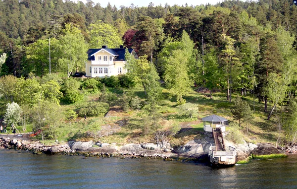 Landschap op stockholm archipel — Stockfoto